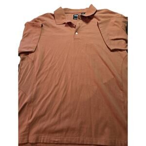 Ping Collection XXL Men's Orange‎ Polo Shirt Dry Fiber Dynamics, UV Protection